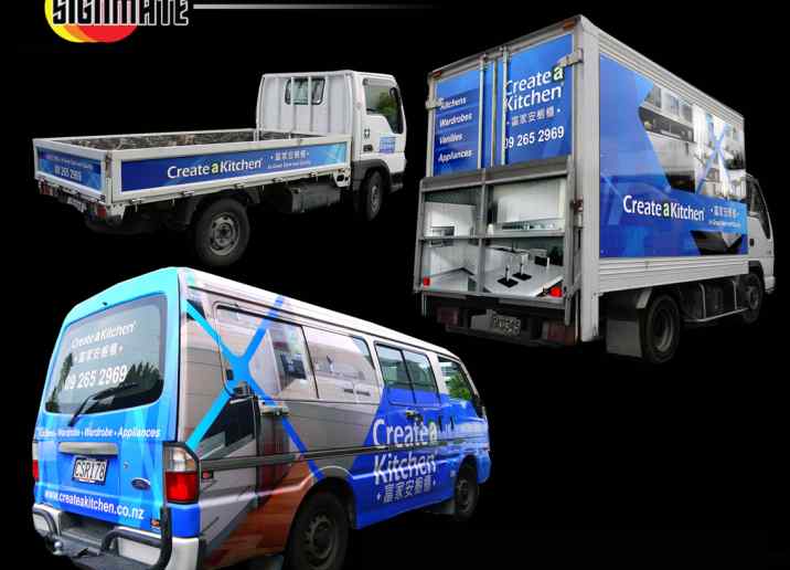 Ford ute, van, truck commercial graphic, 3M vinyl cutting, full car wrapping, high quality digital print and cut, air release laminating