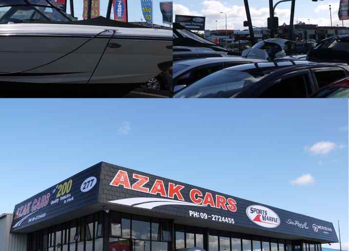 azak cars yard building signs designs digital print